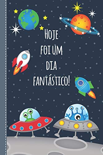 Ler Diário para crianças: Diário positivo para preencher para meninos e meninas - livro de presentes - por 4 meses - design aeroespacial, do autor Happy Grateful Vibes Publishing