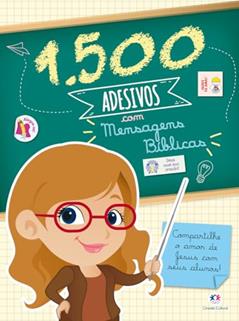 1500 adesivos com mensagens bíblicas, do autor Ciranda Cultural