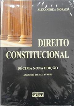 Direito Constitucional - 19 Ed 2006, do autor Alexandre de Moraes