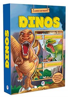 Dinos: 6 livros cartonados, do autor Ciranda Cultural