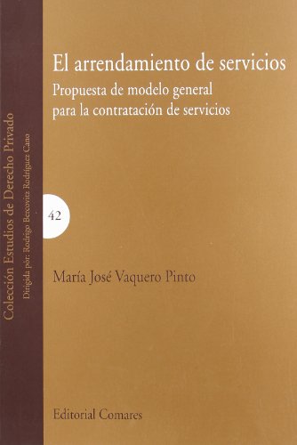 Ler Arrendamiento de servicios, do autor María José Vaquero Pinto