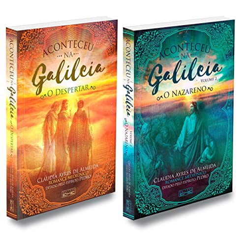Ler Kit Aconteceu na Galileia -Volume 1E 2-Romance Mediúnico, do autor Médium Cláudia Ayres; Ditado Por Pedro