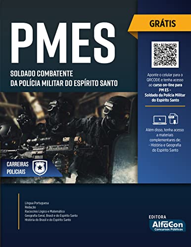 Ler Soldado Combatente Da Polícia Militar Do Estado Do Espírito Santo - PM ES, do autor Equipe AlfaCon