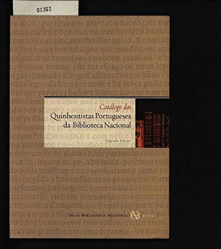 Ler Catalogo Dos Quinhentistas Portugueses Da Biblioteca Nacional, do autor Não informado Ler Catalogo Dos Quinhentistas Portugueses Da Biblioteca Nacional, do autor Não informado