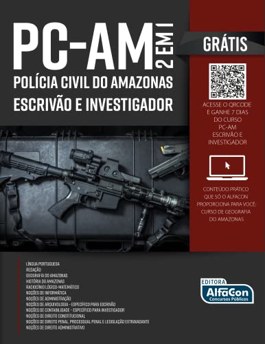 Ler Investigador de Polícia e Escrivão de Polícia para Polícia Civil do Estado do Amazonas, do autor Equipe AlfaCon
