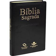 Bíblia Sagrada Nova Almeida Atualizada - Capa couro sintético preta: Nova Almeida Atualizada (NAA), do autor Sociedade Bíblica do Brasil