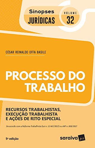 Ler Processo do Trabalho - Coleção Sinopses Jurídicas 32, do autor César Reinaldo Offa Basile Ler Processo do Trabalho - Coleção Sinopses Jurídicas 32, do autor César Reinaldo Offa Basile