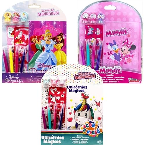 Ler Coleção Cor e Diversão para meninas - Colorir + Canetinhas + Carimbos + Adesivos, do autor DCL
