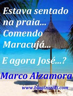 Estava sentado na praia... Comendo Maracujá... E agora José...?, do autor Marco Alzamora