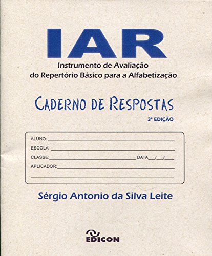 Ler Iar - Caderno De Respostas, do autor Sérgio Antônio Da Silva Leite Ler Iar - Caderno De Respostas, do autor Sérgio Antônio Da Silva Leite