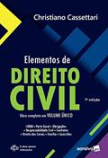 Ler Elementos de direito civil - 7ª edição de 2018, do autor Christiano Cassettari