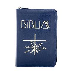 Bíblia de Aparecida Bolso Zíper Azul, do autor Editora Santuário