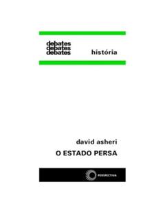 O estado persa, do autor David Asheri