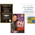 Ler Kit: Quem Pensa Enriquece + Pai Rico, Pai Pobre + Os Segredos da Mente Milionária, do autor VÁRIOS AUTORES