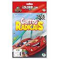 Ler Colorir com Giz de Cera: Carros Radicais, do autor Todolivro Ler Colorir com Giz de Cera: Carros Radicais, do autor Todolivro