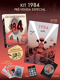 1984 (Pré-venda com brindes e autógrafo), do autor George Orwell