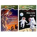Ler COLEÇÃO A CASA DA ÁRVORE MÁGICA: Tigre dentes de sabre ao pôr do sol + Meia noite na lua, do autor Mary Pope Osborne