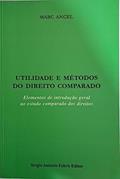Ler Utilidades e Métodos do Direito Comparado, do autor Marc Ancel