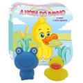 Ler A Hora do Banho - O Pato e Seus Amigos - Livro de banho com 2 bichinhos de esguicho, do autor Vários Autores Ler A Hora do Banho - O Pato e Seus Amigos - Livro de banho com 2 bichinhos de esguicho, do autor Vários Autores