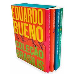 Box Coleção Brasilis: 4 Livros - A Viagem Do Descobrimento; Náufragos, Traficantes E Degredados; Capitães Do Brasil E A Coroa, A Cruz E A Espada, do autor Eduardo Bueno
