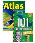 Ler Coleção 101 curiosidades - Brasil + Ciranda Cultural Atlas - Mapas do Brasil: Mapas do Brasil, Verde, do autor CIRANDA CULTURAL