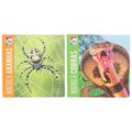 Ler Kit Lenticular 3D - 2 livros: Aventuras de Aranhas e Cobras, do autor _SEM AUTOR