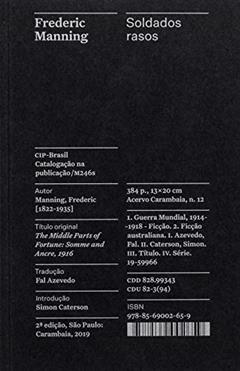 Soldados rasos - Coleção Acervo: 12, do autor Frederic Manning