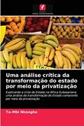 Ler Uma análise crítica da transformação do estado por meio da privatização: Explicando a crise do Estado na África Subsaariana: uma análise da transformação do Estado camaronês por meio da privatização, do autor Ta-Mbi Nkongho Ler Uma análise crítica da transformação do estado por meio da privatização: Explicando a crise do Estado na África Subsaariana: uma análise da transformação do Estado camaronês por meio da privatização, do autor Ta-Mbi Nkongho