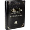 Ler Bíblia de Estudo Matthew Henry - Couro sintético preto: Almeida Revista e Corrigida (ARC), do autor Sociedade Bíblica do Brasil