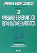 Ler Aprender E Ensinar Com Textos Didaticos E Paradidaticos - Volume 2, do autor Helena Brandão Ler Aprender E Ensinar Com Textos Didaticos E Paradidaticos - Volume 2, do autor Helena Brandão