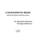 Ler A escravidão no Brasil: ensaio histórico-jurídico-social, Parte 1 - Jurídica, do autor Agostinho Marques Perdigão Malheiros Ler A escravidão no Brasil: ensaio histórico-jurídico-social, Parte 1 - Jurídica, do autor Agostinho Marques Perdigão Malheiros