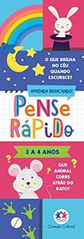 Ler Pense rápido - 3 a 4 anos, do autor Paloma Blanca Alves Barbieri Ler Pense rápido - 3 a 4 anos, do autor Paloma Blanca Alves Barbieri