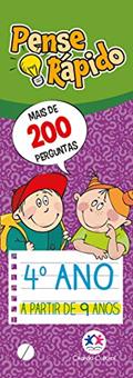 Ler Pense rápido - 4º ano, do autor Ciranda Cultural