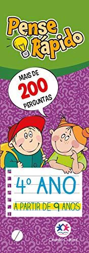 Pense rápido - 4º ano, do autor Ciranda Cultural