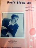 Ler DON'T BLAME ME FIELDS MCHUGH 1933 SHEET MUSIC SHEET MUSIC 377, do autor DON'T BLAME ME FIELDS MCHUGH 1933 SHEET MUSIC SHEET MUSIC 377 Ler DON'T BLAME ME FIELDS MCHUGH 1933 SHEET MUSIC SHEET MUSIC 377, do autor DON'T BLAME ME FIELDS MCHUGH 1933 SHEET MUSIC SHEET MUSIC 377