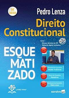 Direito Constitucional Esquematizado 2020 - 24ª Edição, do autor Pedro Lenza