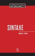 Capa de Sintaxe (Linguística para o ensino superior Livro 4), do autor Mário Alberto Perini