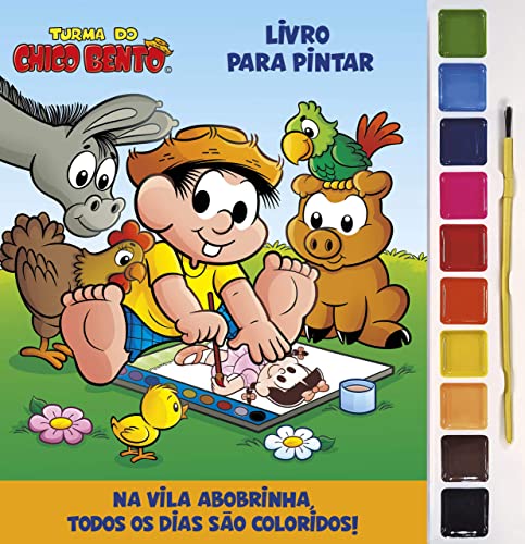 Ler Turma do Chico Bento Livro para Pintar com Aquarela, do autor On Line Editora