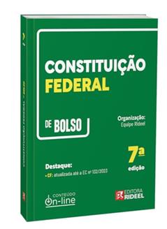 Constituição Federal - 7ª Edição (2024), do autor EQUIPE RIDEEL