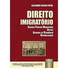 Direito Imigratório - Serviço Público Migratório - Vistos - Acordos de Residência - Naturalização, do autor Alexandre Rocha Pintal