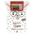 Ler Colorir é Divertido! Adorável Lhama, do autor BRIJBASI ART PRESS