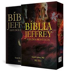 Bíblia Jeffrey Estudos Proféticos - Preta/dourado, do autor Grand Jeffrey