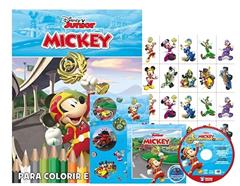 Kit 5 em 1 com DVD Disney - Mickey dia de Pescaria, do autor Bicho Esperto