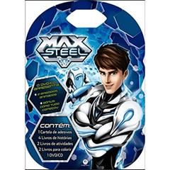 Max Steel - Maleta com 8 livros, cd e adesivos, do autor Ciranda Cultural