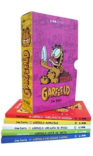 Caixa Especial Garfield - 5 Volumes, do autor Jim Davis