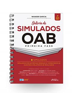 BATERIA DE SIMULADOS OAB 1ª FASE - 2ª ED - 2021, do autor Arthur Trigueiros; Bruna Vieira; Cintia Rodrigues; Eduardo Dompieri; Fernando Cavalcante; Gabriela Rodrigues; Gustavo Nicolau; H