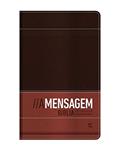 Ler Bíblia a Mensagem - Capa Luxo Marrom e Café Beira Dourada, do autor Eugene H. Peterson