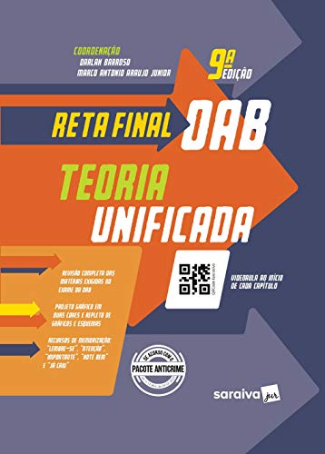 Ler Reta Final OAB - Teoria Unificada - 9ª Edição 2020, do autor Darlan Barroso; Marco Antonio Araujo Junior