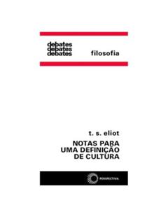 Notas para uma definição de cultura, do autor T. S. Eliot