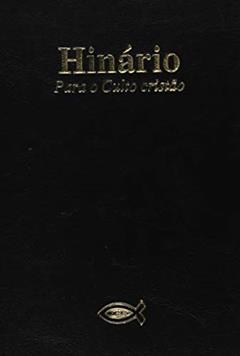 Hinário Para Culto Cristão Grande com Música Espiral Preto, do autor Vários Autores